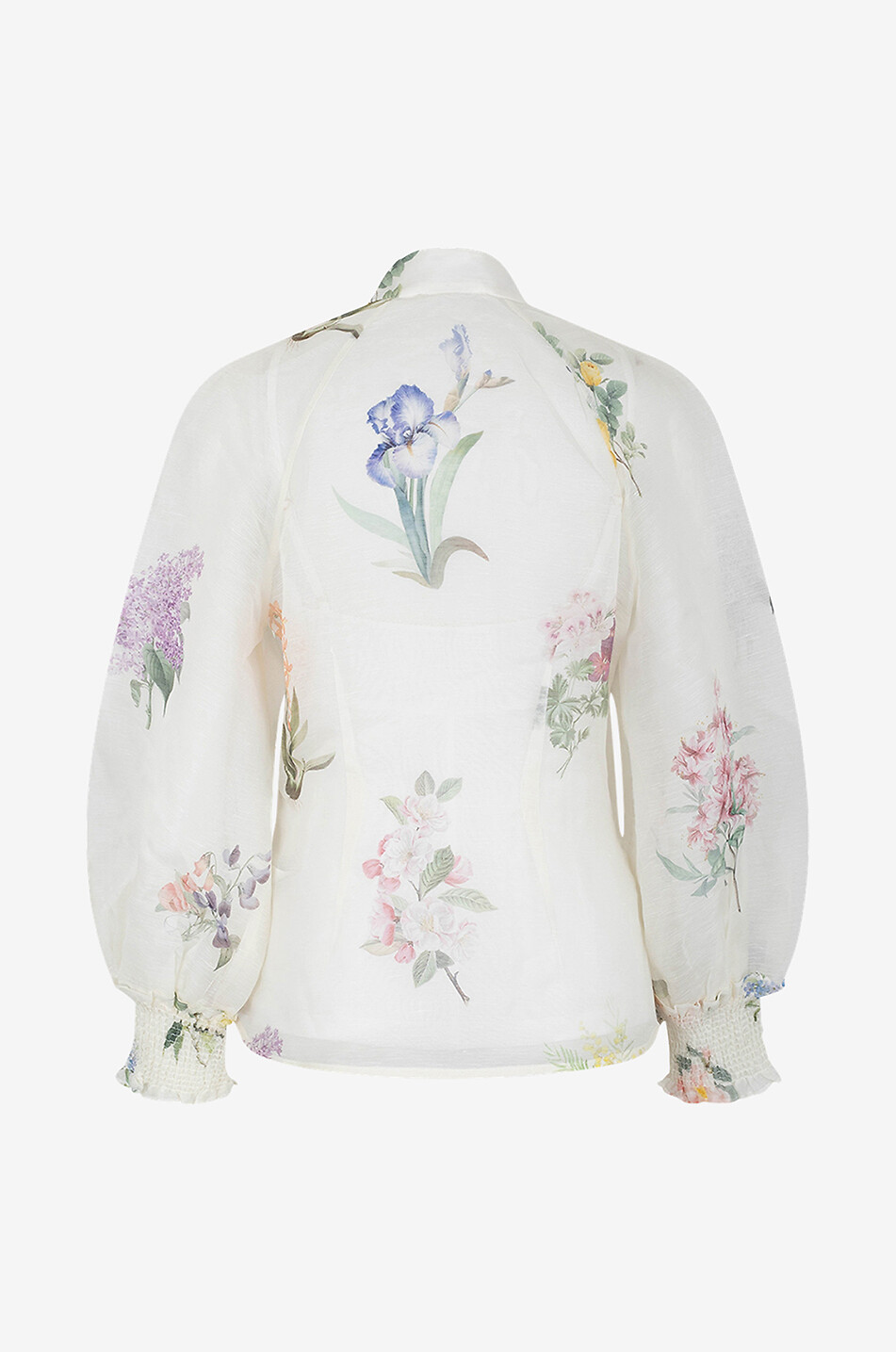 Blouse en organza fleuri Natura Botanical