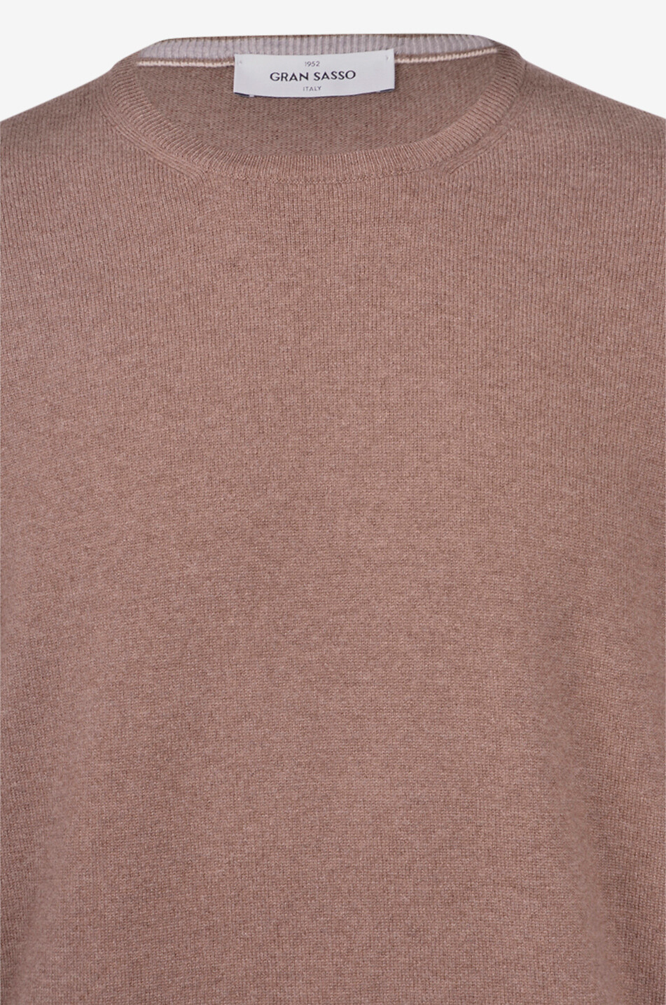 GRAN SASSO Pull fin à col rond Homme MARRON MOYEN 3