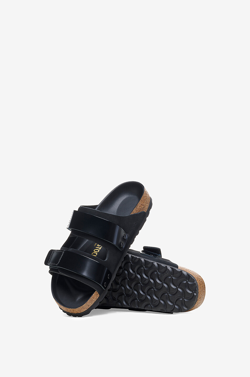 BIRKENSTOCK Uji leather sandals Women BLACK 8
