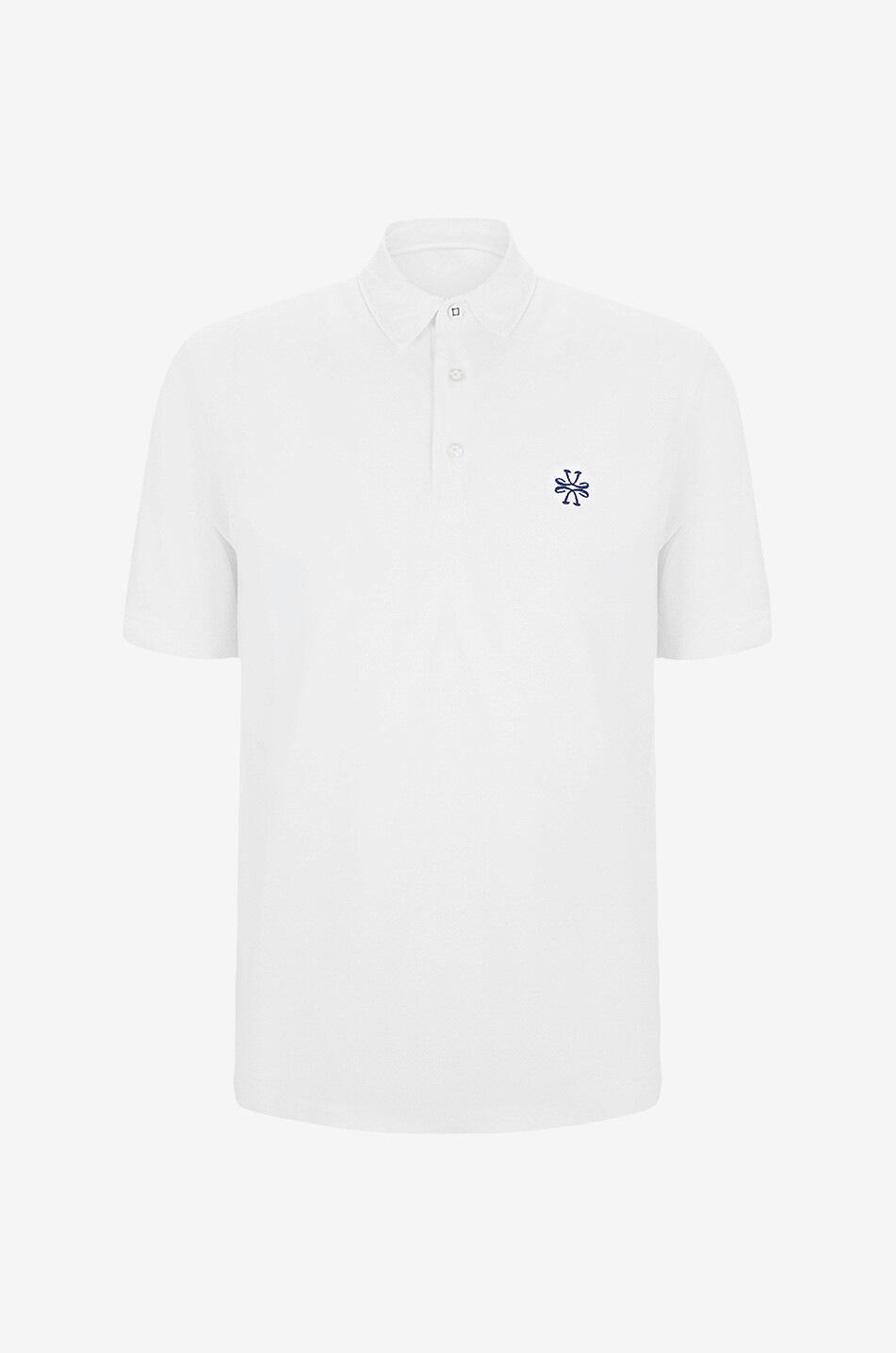 Cotton short-sleeved polo shirt