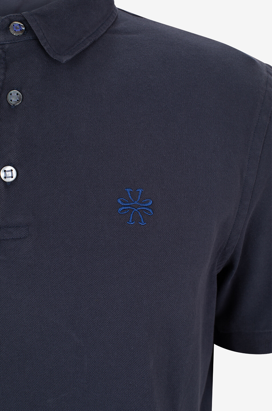 JACOB COHEN Polo à manches courtes en coton Homme BLEU FONCE 3