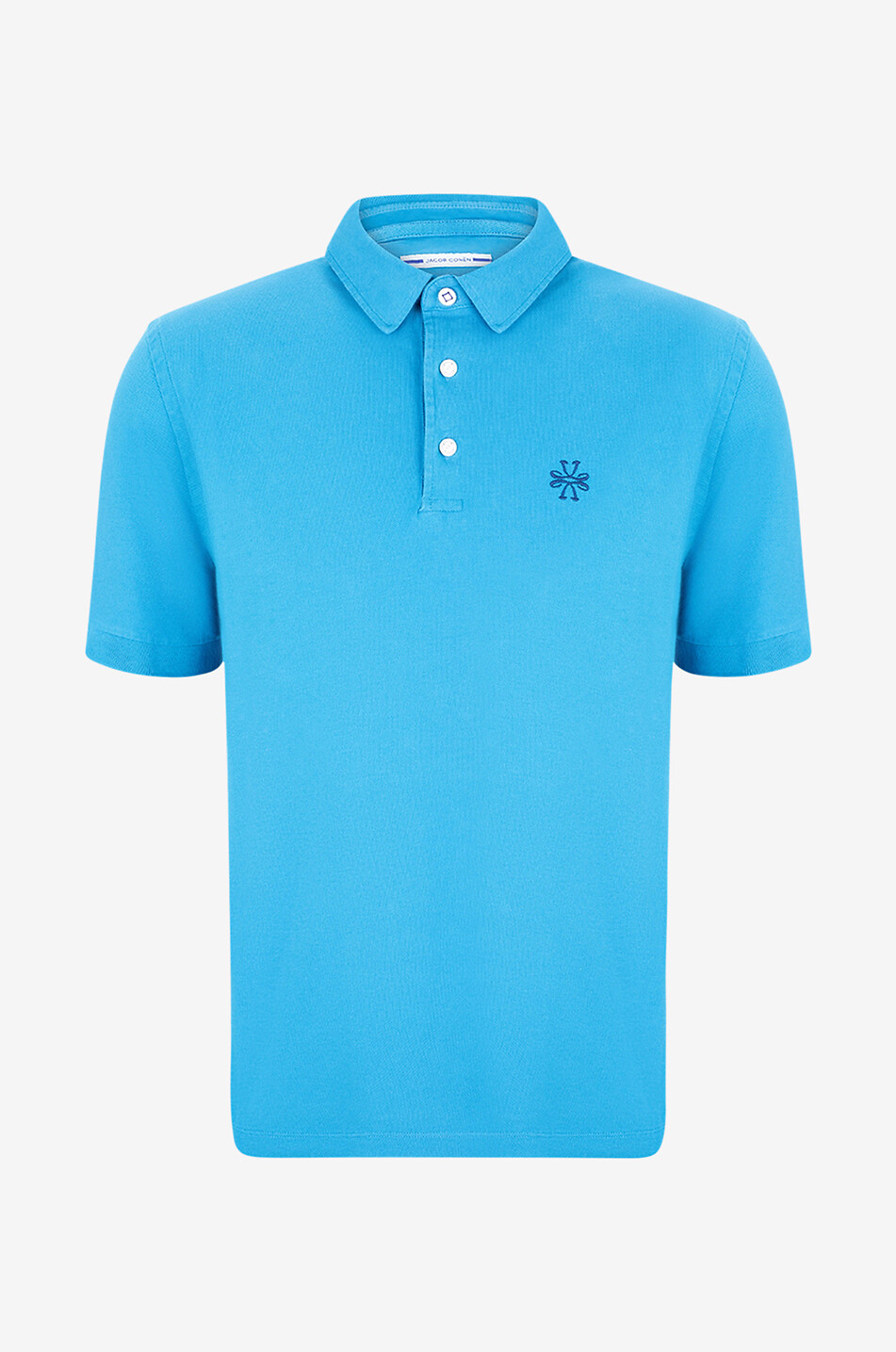 Cotton short-sleeved polo shirt