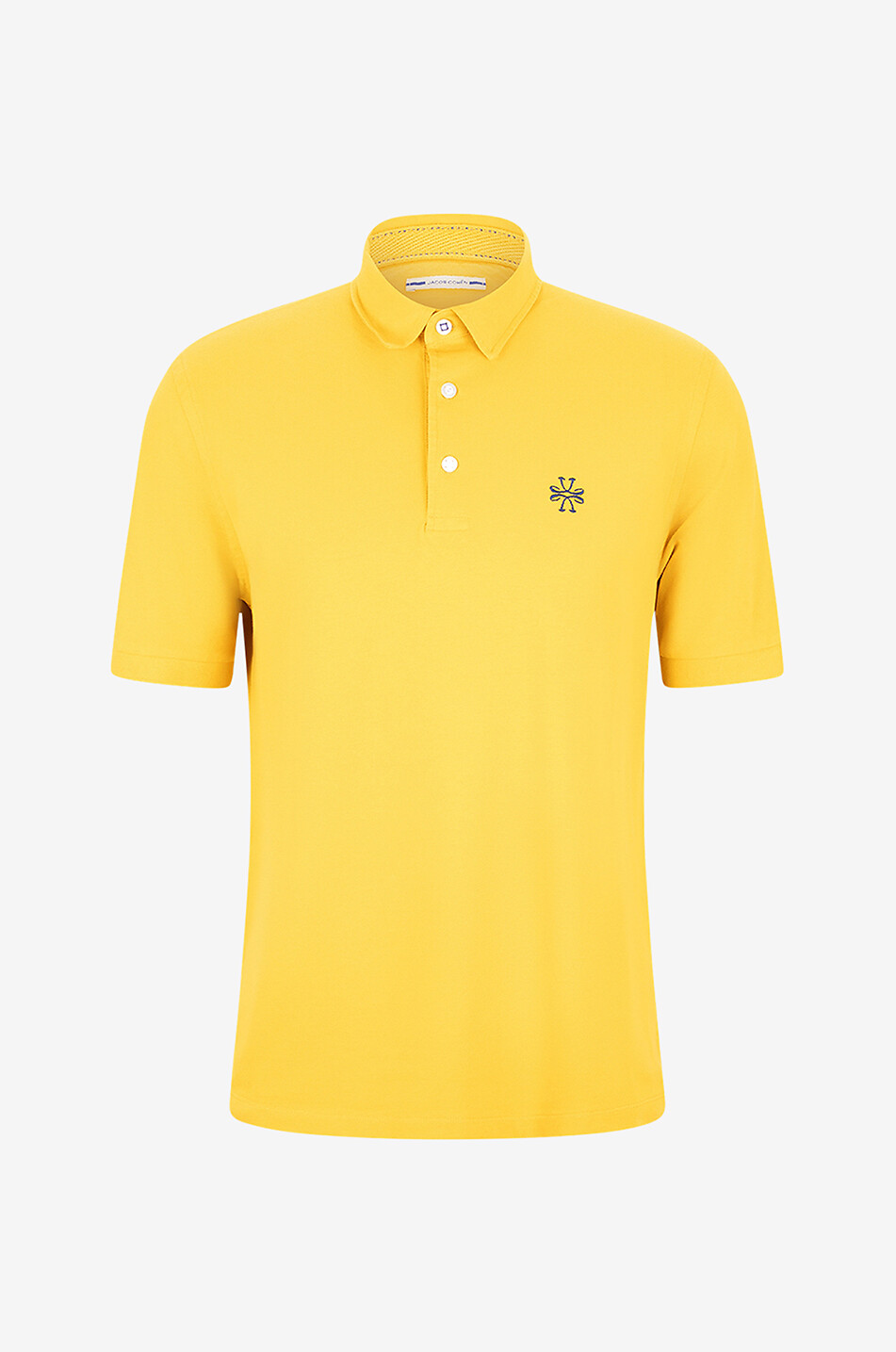 JACOB COHEN Polo à manches courtes en coton Homme JAUNE MOYEN 1