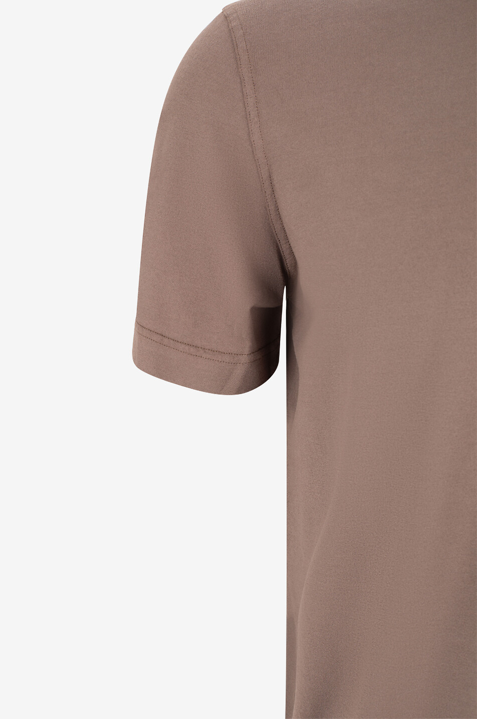 FEDELI Alby Iconic cotton polo shirt Men DARK BROWN 3