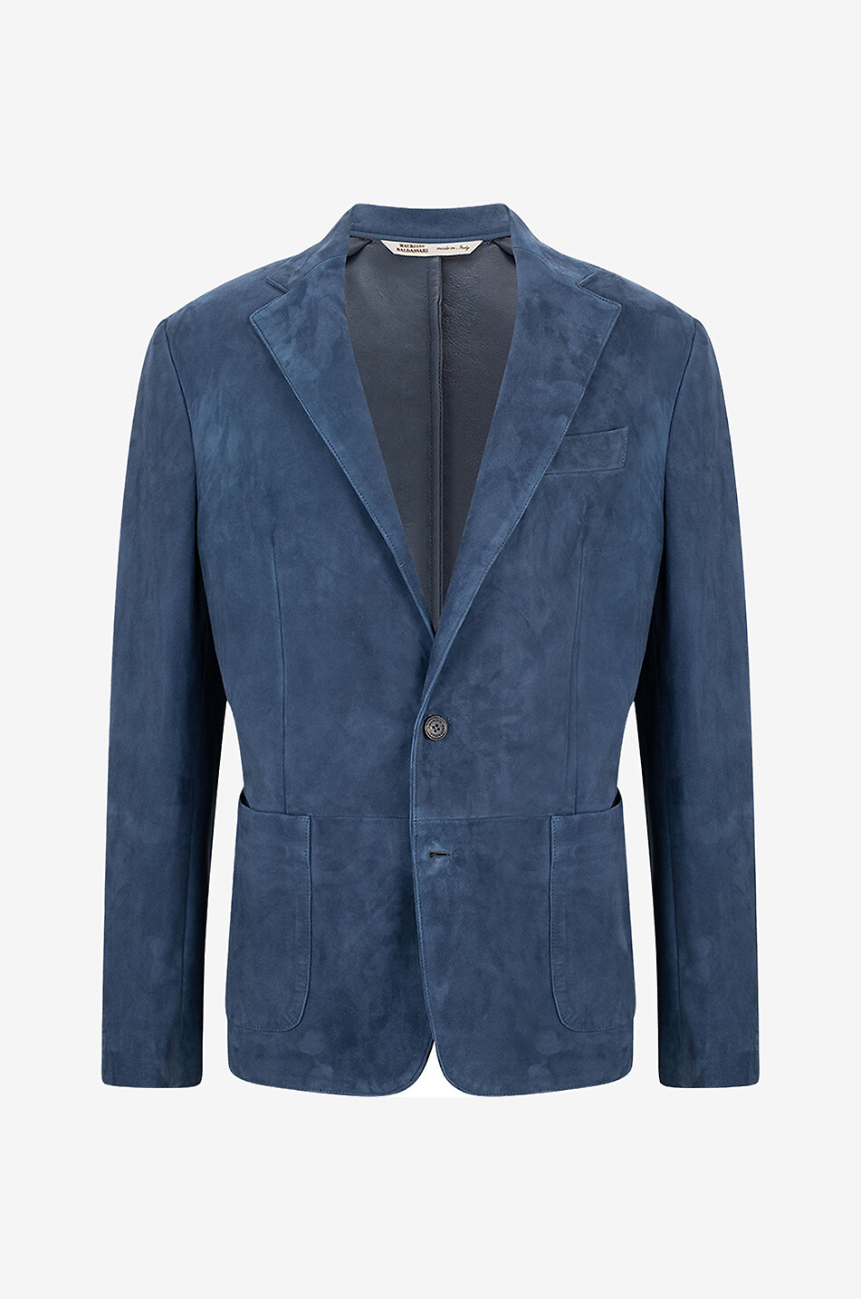 Blazer en daim à boutonnage simple