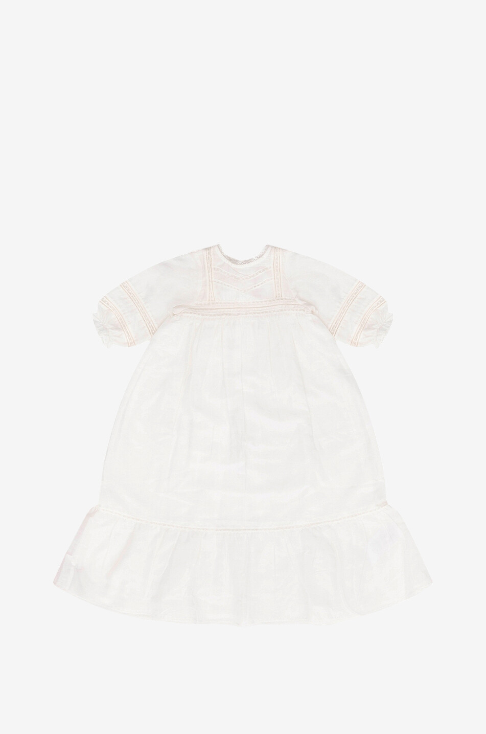 BONPOINT Robe de baptême et chaussons Bébé BLANC 2
