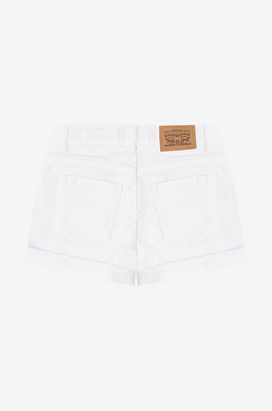 LEVI'S KIDS Shorts für Kinder aus Jeans Mädchen WEISS 2