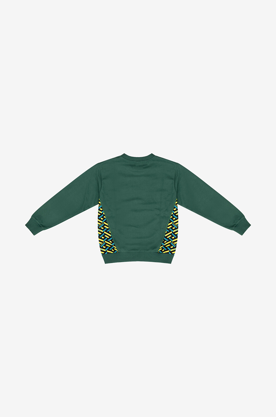 VERSACE Sweat-shirt en coton à col rond garçon Greca Garçon VERT 2