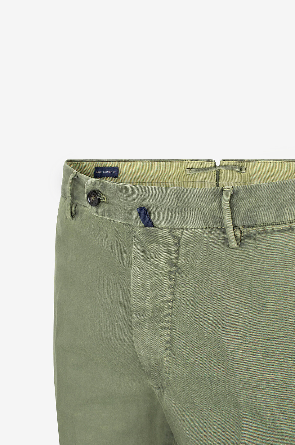 Pattern 39 straight-leg cotton blend trousers