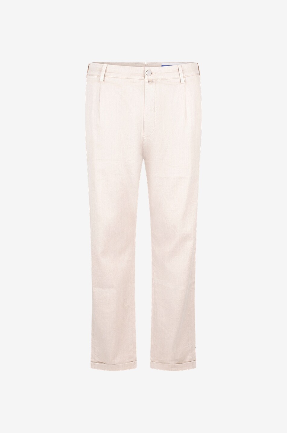 JACOB COHEN Pantalon en lin et coton Henry Homme Beige clair 1