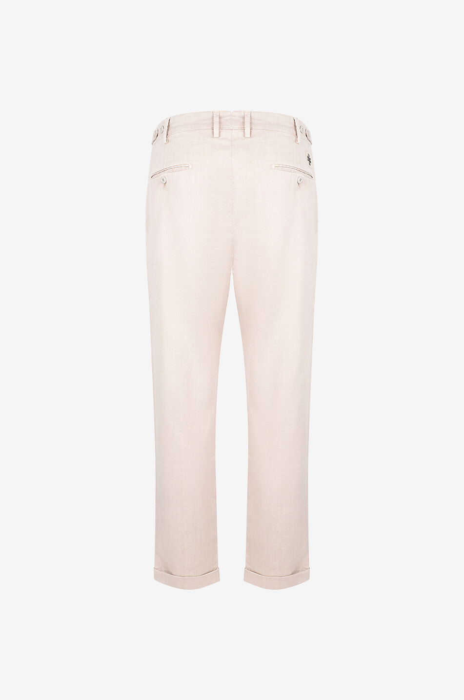 JACOB COHEN Pantalon en lin et coton Henry Homme Beige clair 2