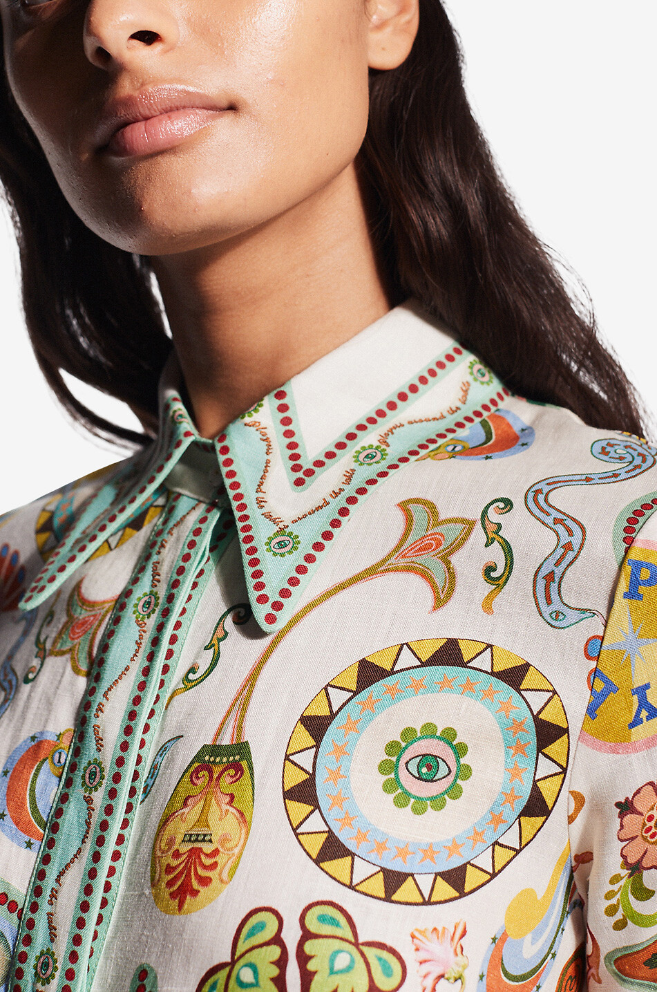 Robe chemise longue en lin Arcade