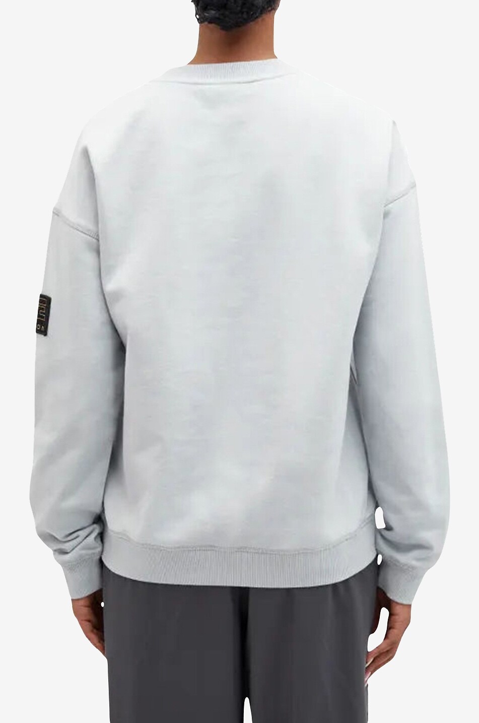 PE NATION Heads Up organic cotton crewneck sweatshirt Women GREY 4