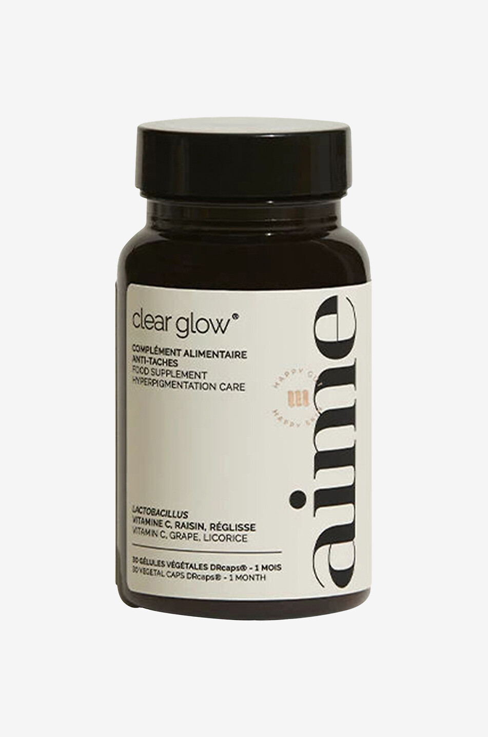 AIME Nahrungsmittelergänzung gegen Hautflecken Clear Glow - 30 Kapseln Unisex Farblos 1