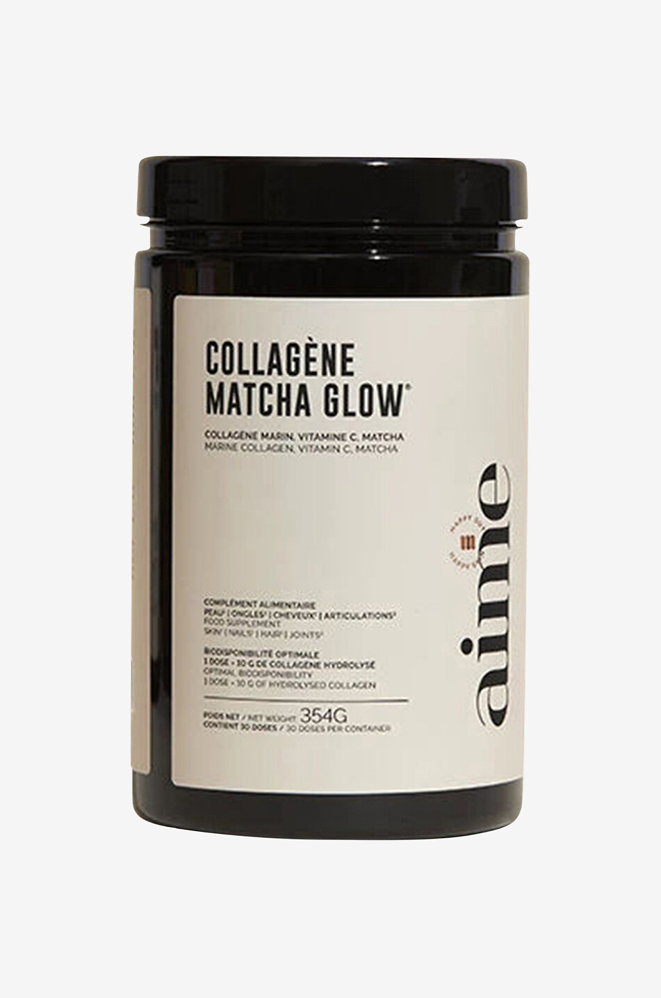 AIME Complément alimentaire peau ongles et cheveux Collagène Matcha Glow - 30 doses Unisexe Incolore 1