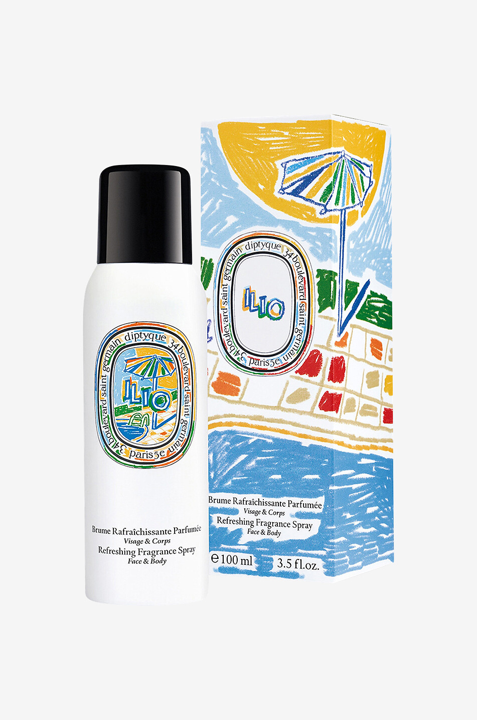DIPTYQUE Brumisateur visage et corps Ilio - Summer Body - 100 ml Unisexe Incolore 2