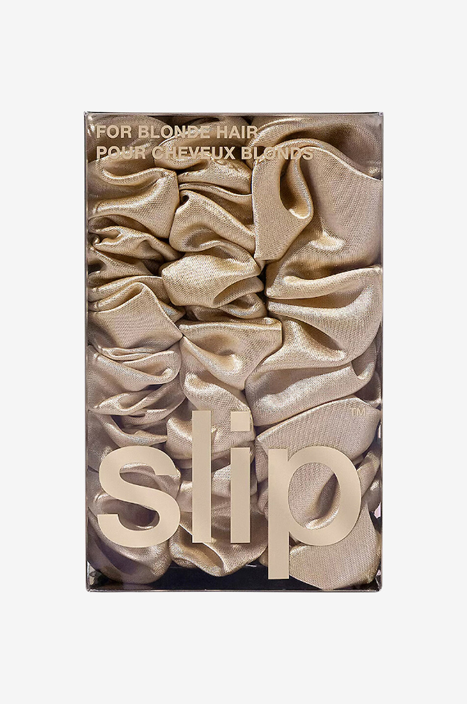 SLIP Lot de 3 élastiques en soie pour cheveux Slipsilk Blonde Unisexe Incolore 2