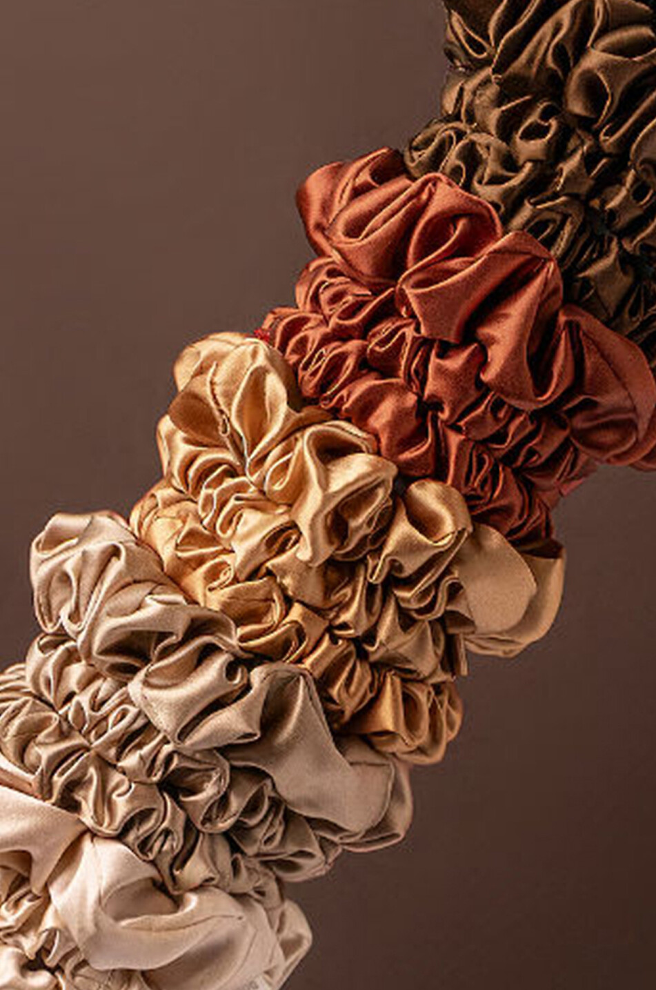 SLIP Lot de 3 élastiques en soie pour cheveux Slipsilk Blonde Unisexe Incolore 4