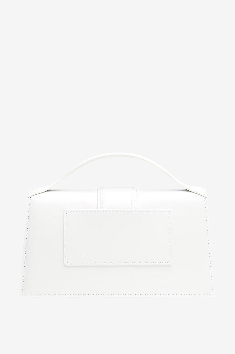 JACQUEMUS Le Grand Bambino smooth leather handbag Women WHITE 2