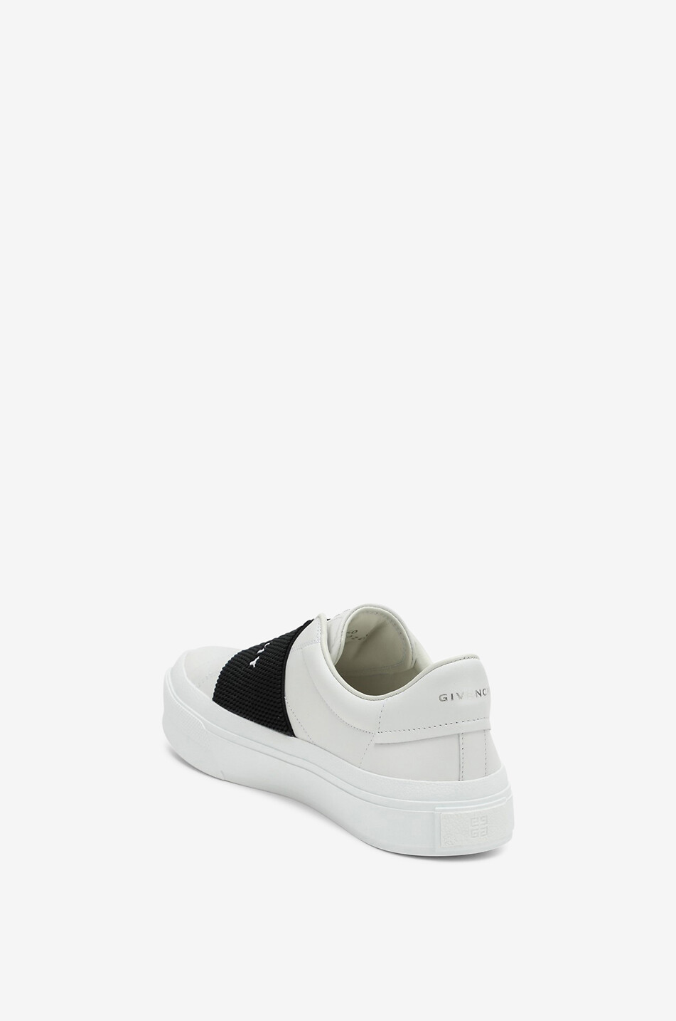 Baskets en cuir lisse City Sport