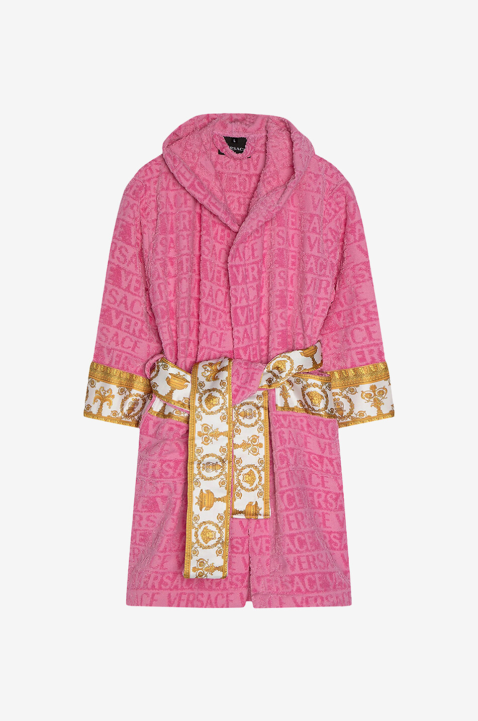 Barocco children's hooded bathrobe