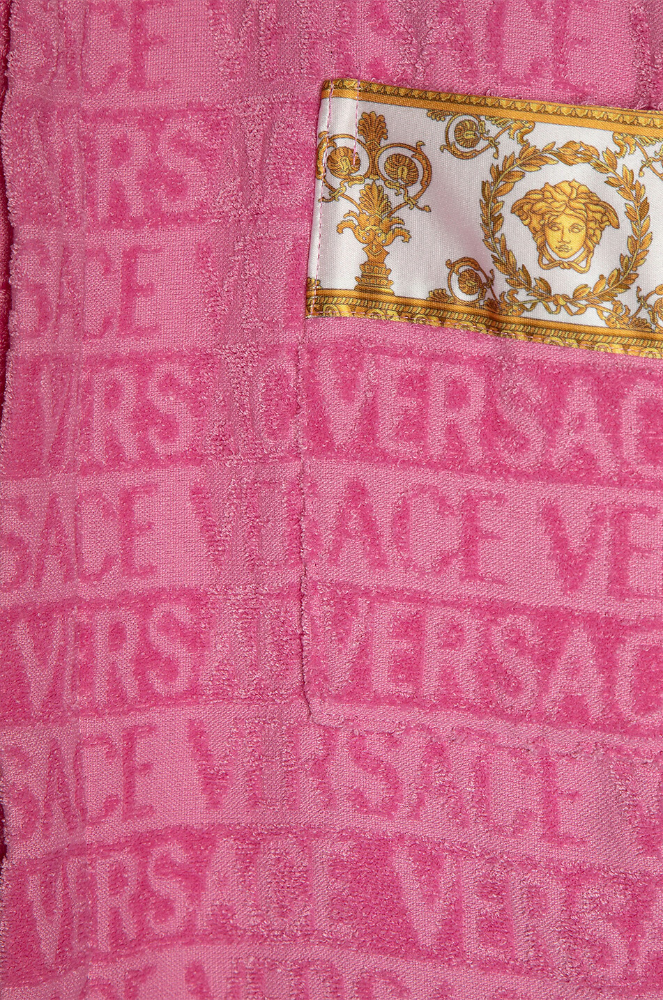 Barocco children's hooded bathrobe