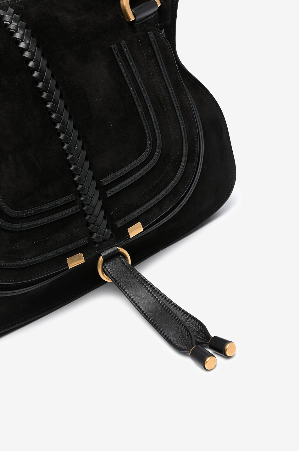 Chloe black suede bag deals