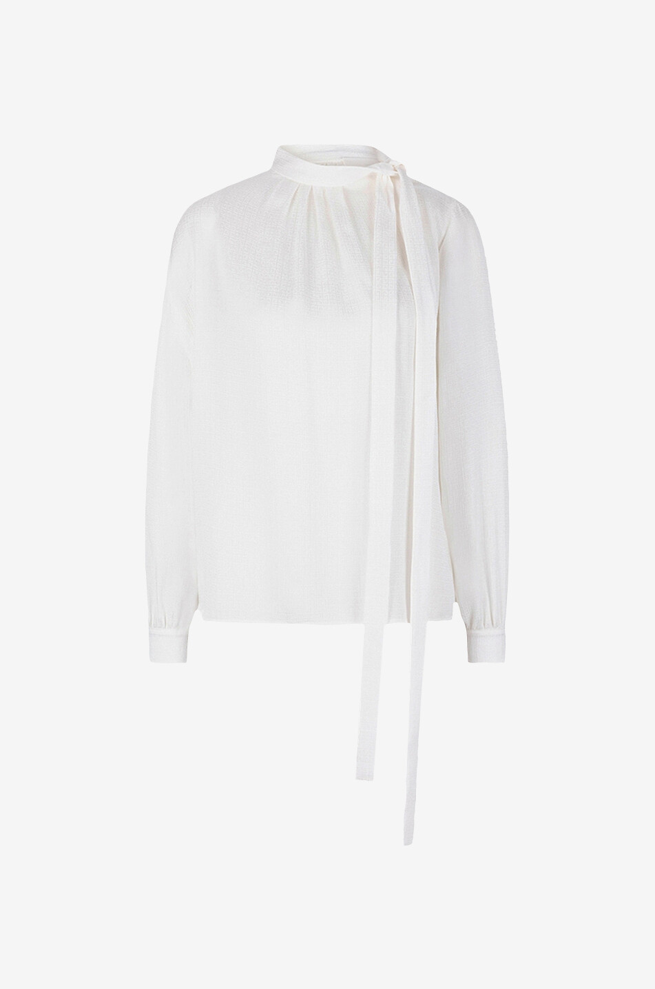 Bluse aus Seide mit Schluppe