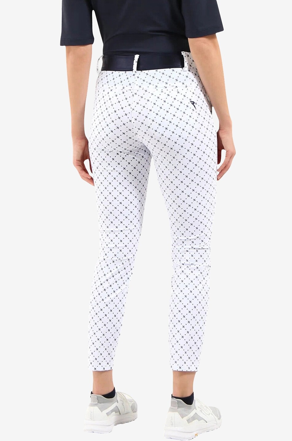 CHERVO Pantalon de golf imprimé Spaziale 039A Femme BLANC 3