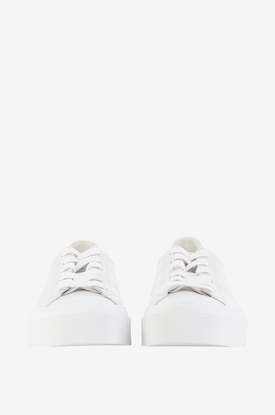 Baskets basses à lacets en cuir imprimé logo City Sport