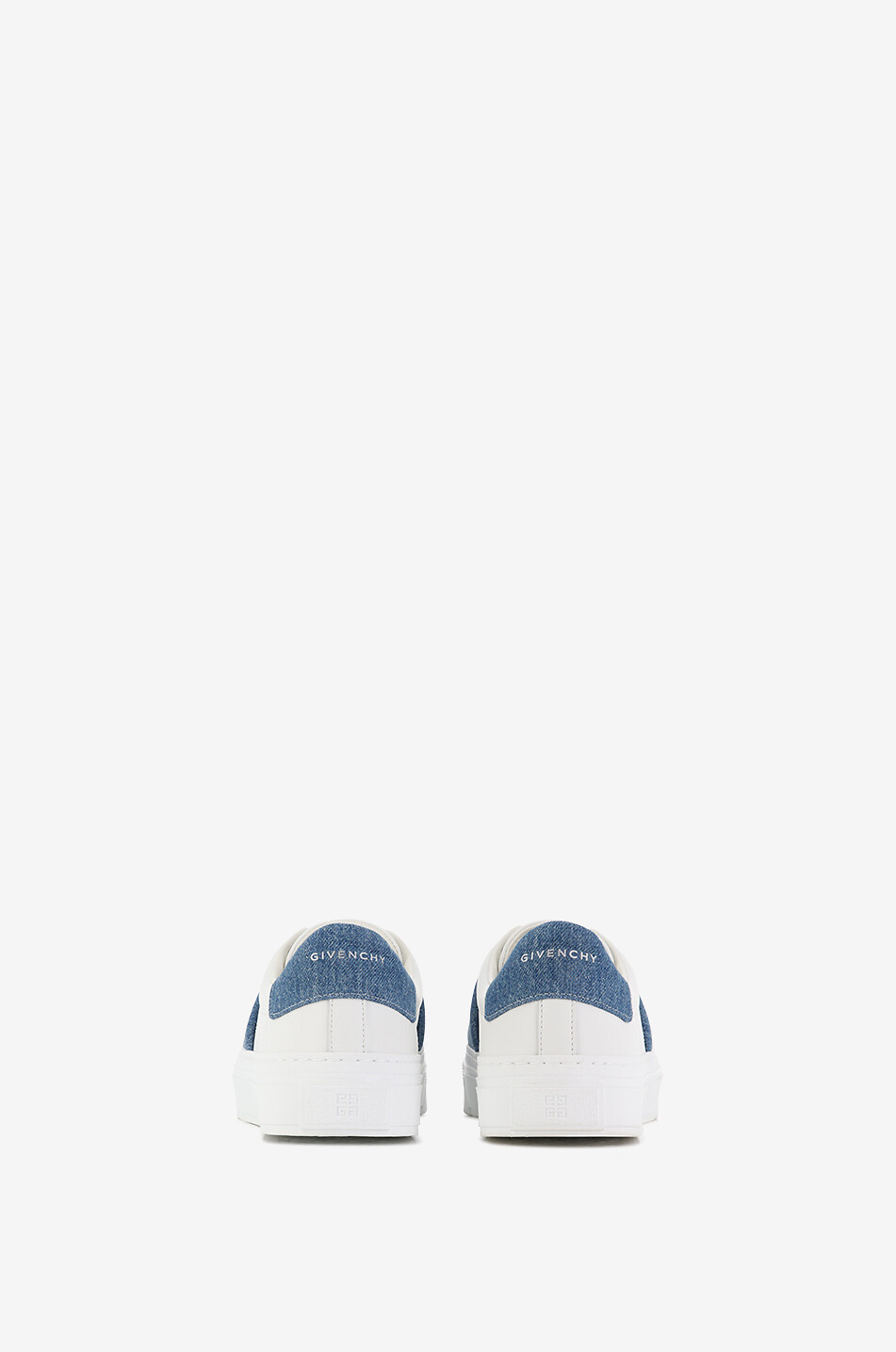 GIVENCHY City Sport low-top leather and denim slip-on sneakers Women BLUE 6