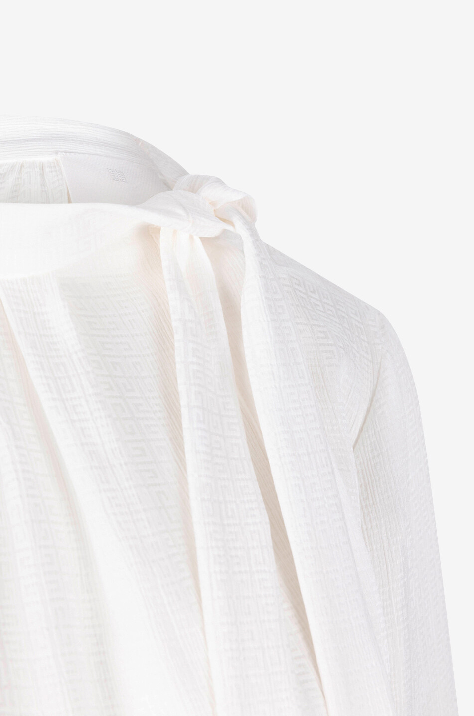 Bluse aus Seide mit Schluppe