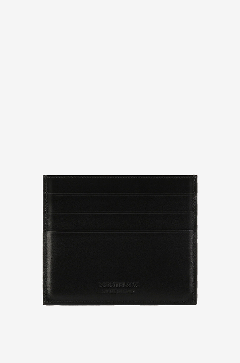 MONTBLANC Porte-Cartes 6cc en Cuir Meisterstück Homme NOIR 2