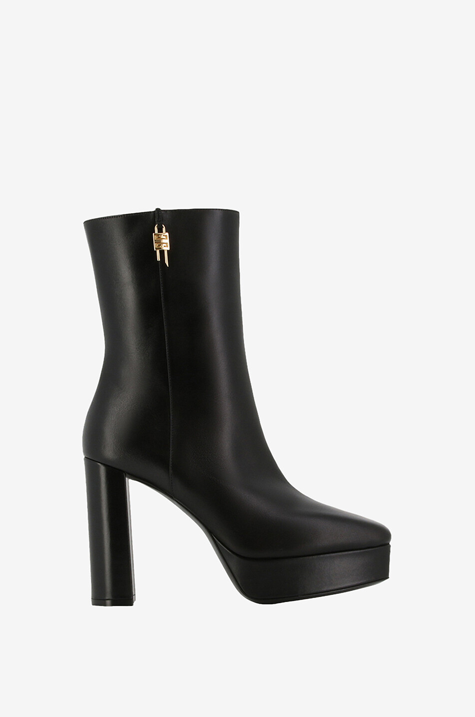 GIVENCHY Bottines à plateau et talon Givenchy Padlock 85 Femme NOIR 2