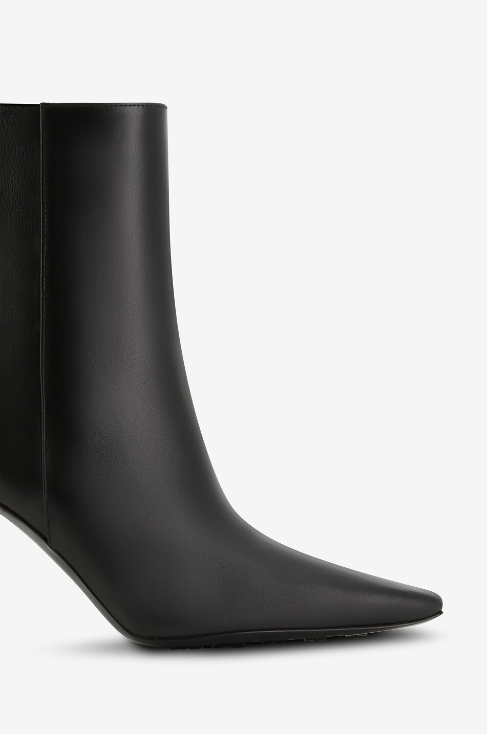 Bottines en cuir à bouts pointus et talon G Cube 85