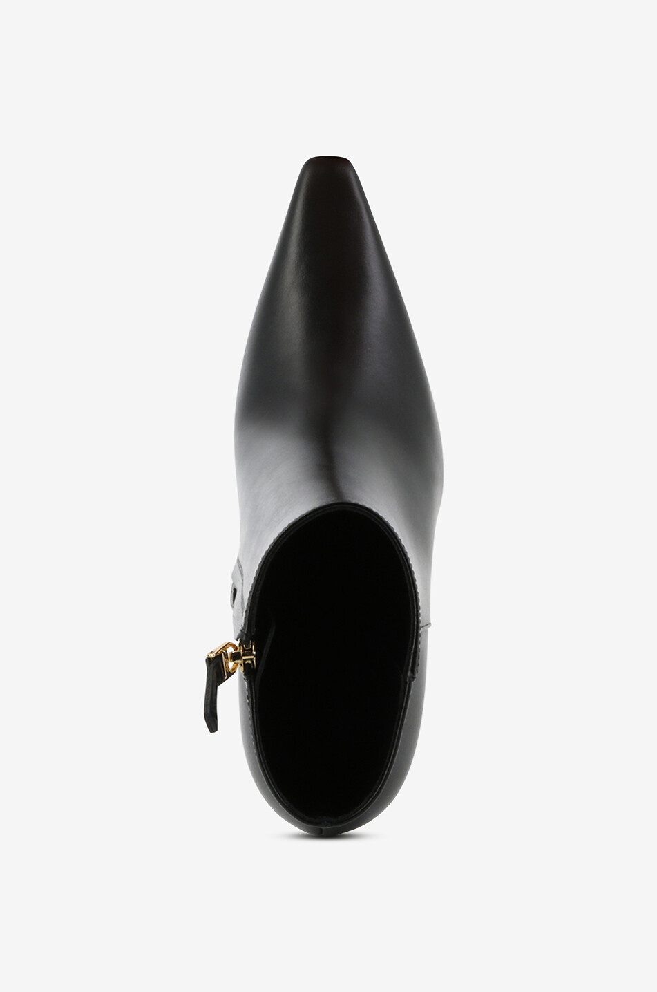 GIVENCHY Bottines en cuir à bouts pointus et talon G Cube 85 Femme NOIR 5
