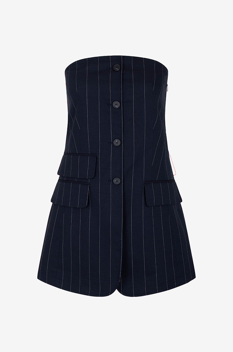 Gilet épaules dénudées en lin et coton Sunny