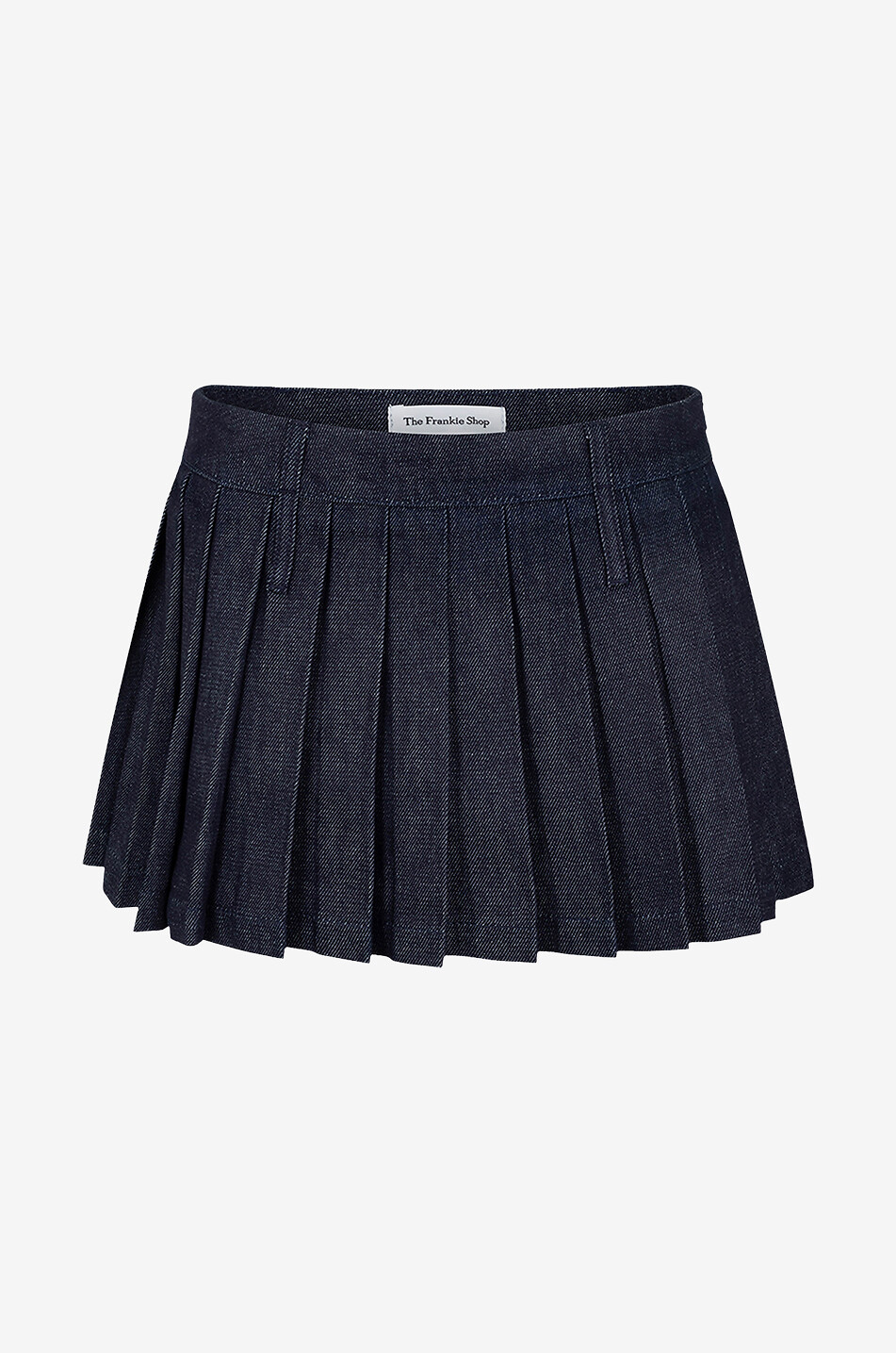 Minijupe plissée en coton Blake