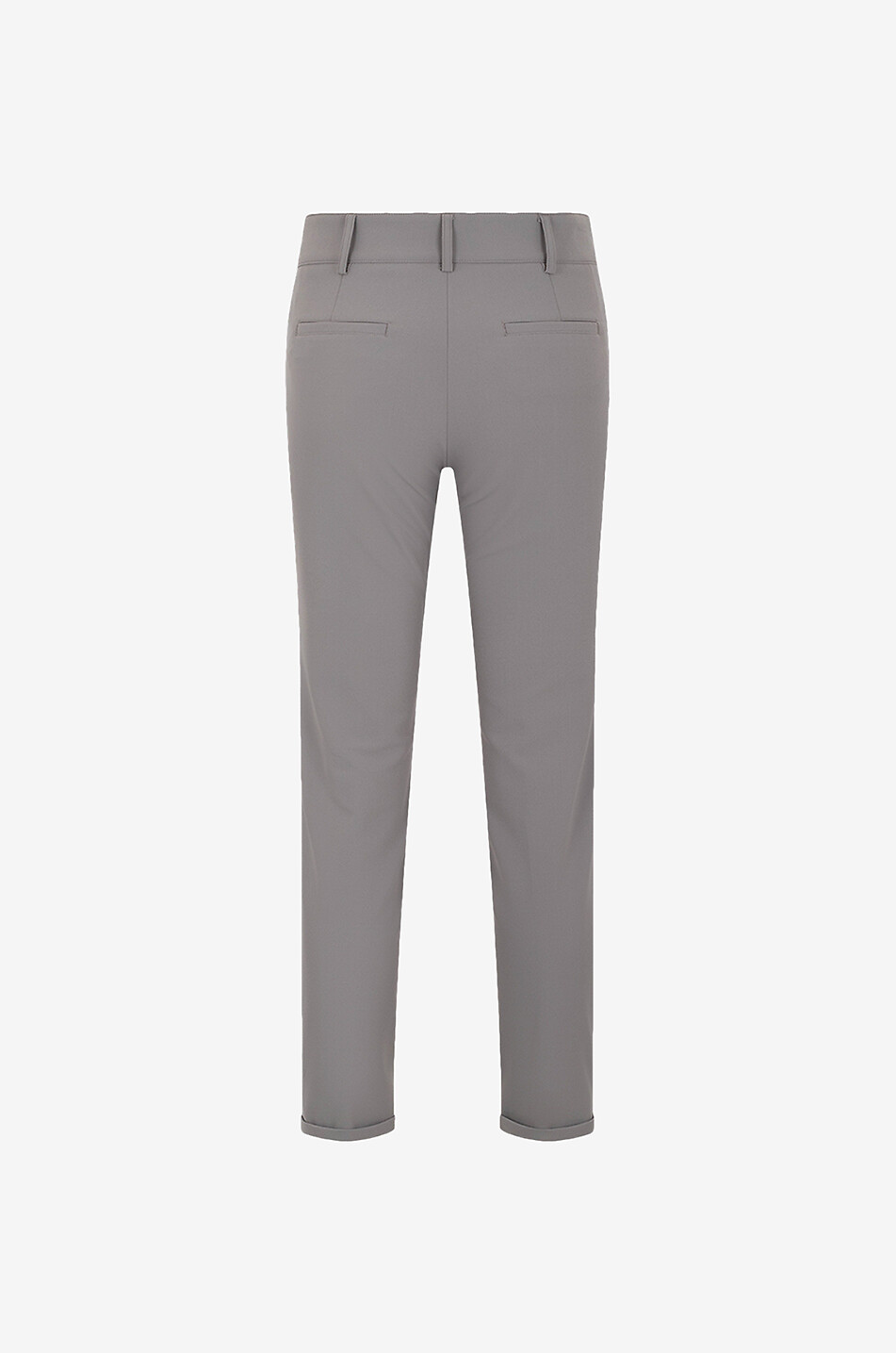 CAMBIO Renira slim fit crepe trousers Women LIGHT GREY 2