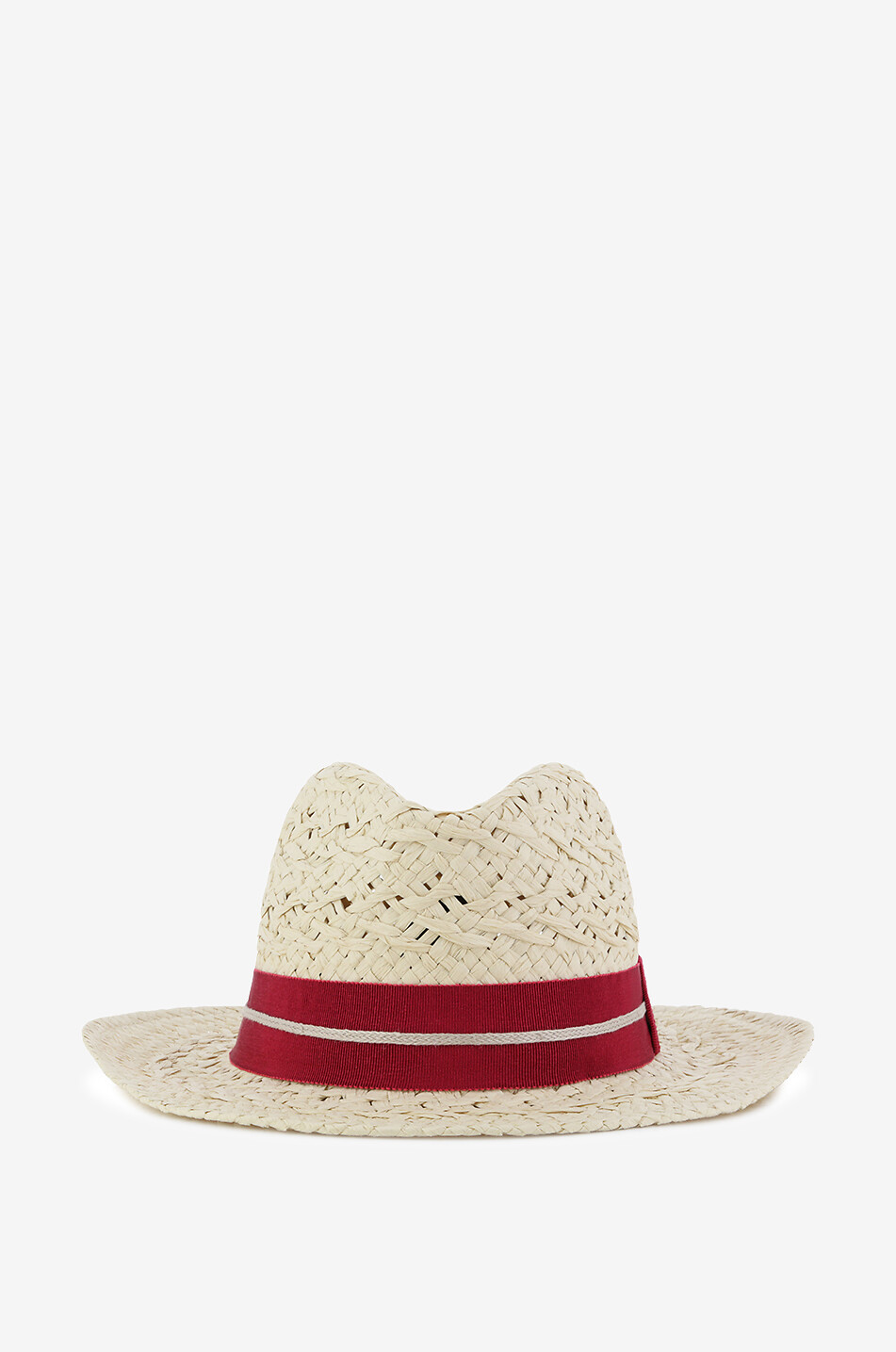 Panama tressé en papier avec ruban