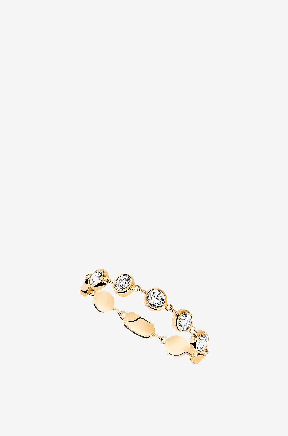 MESSIKA Flexibler Ring aus Gelbgold und Diamanten D-Vibes PM Damen GELB 1