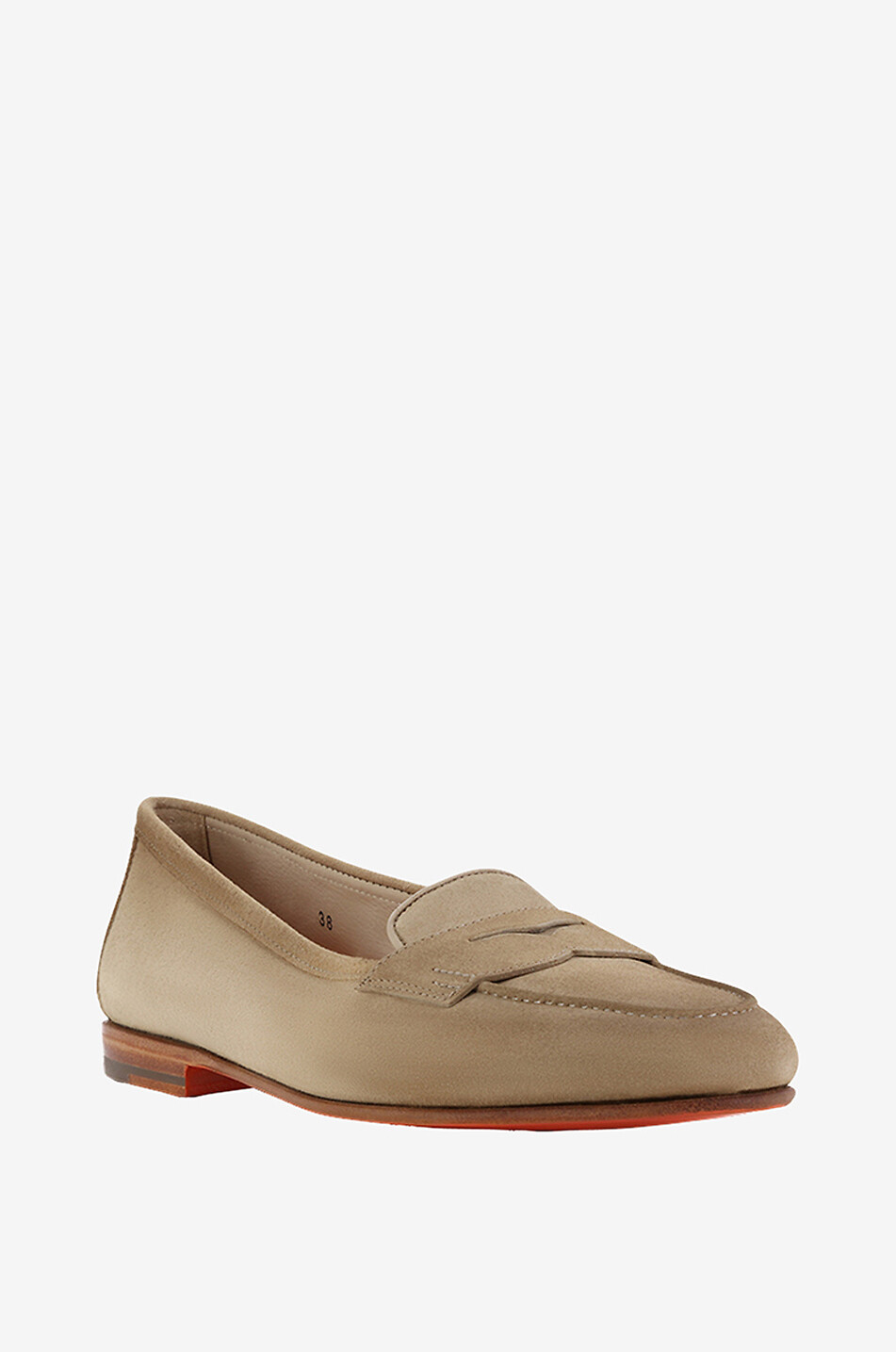 SANTONI Mocassins en daim Carla Femme Beige clair 1