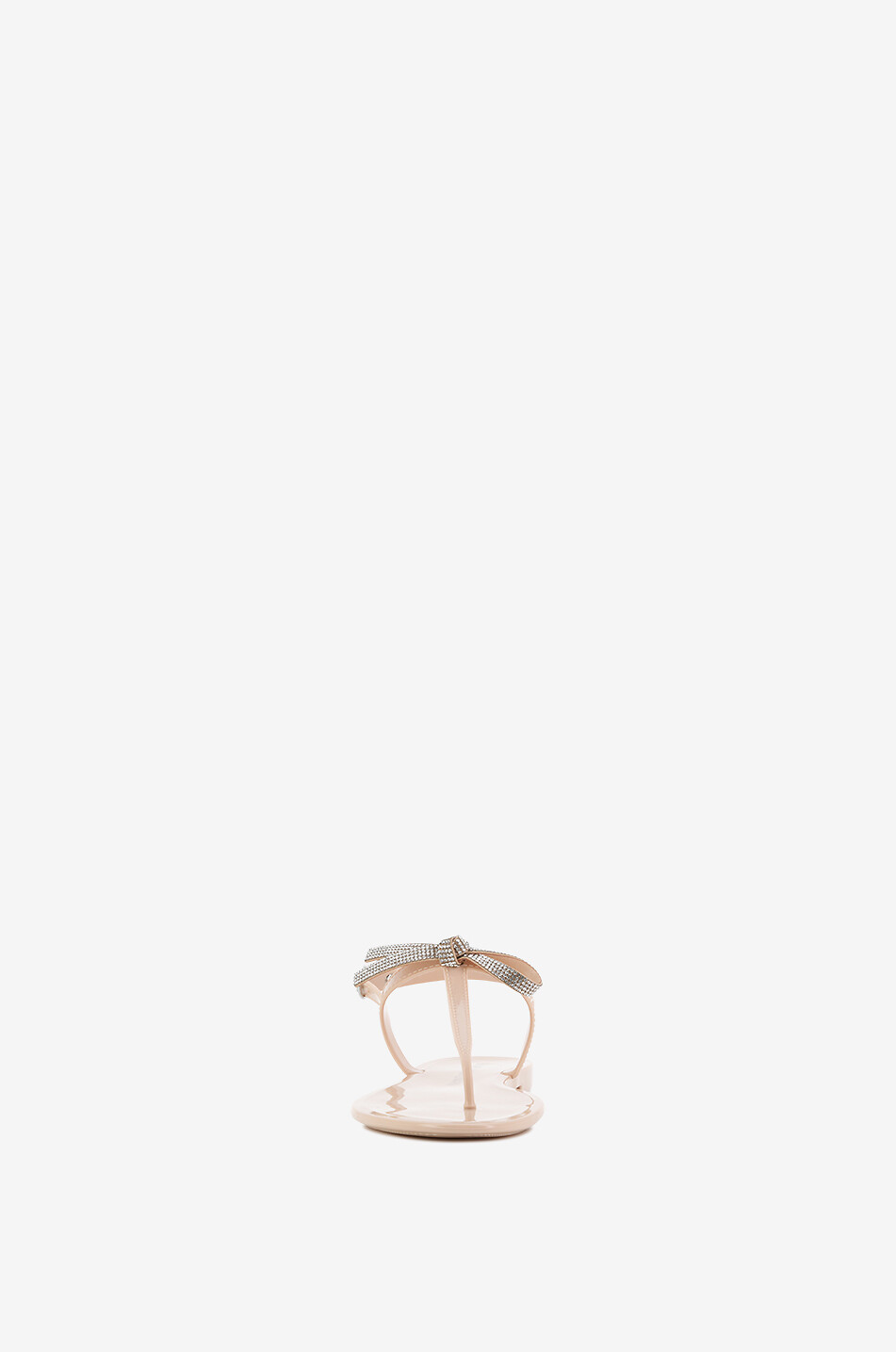 Sandales plates avec cristaux Bow Jelly