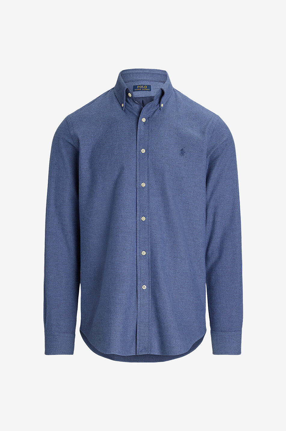 POLO RALPH LAUREN Pony Custom Fit Performance twill shirt Men MEDIUM BLUE 1