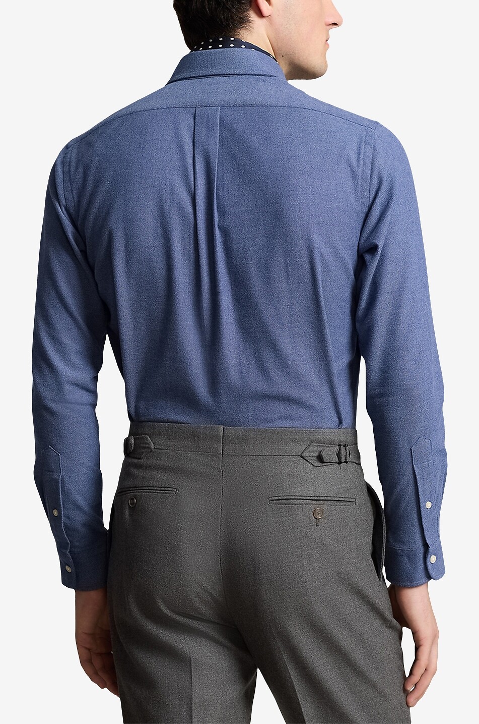 POLO RALPH LAUREN Pony Custom Fit Performance twill shirt Men MEDIUM BLUE 3