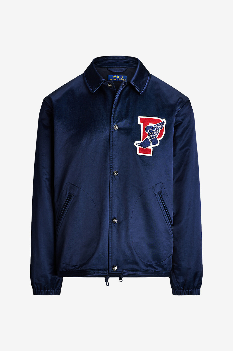 POLO RALPH LAUREN Bomber universitaire en sergé P Homme BLEU FONCE 1