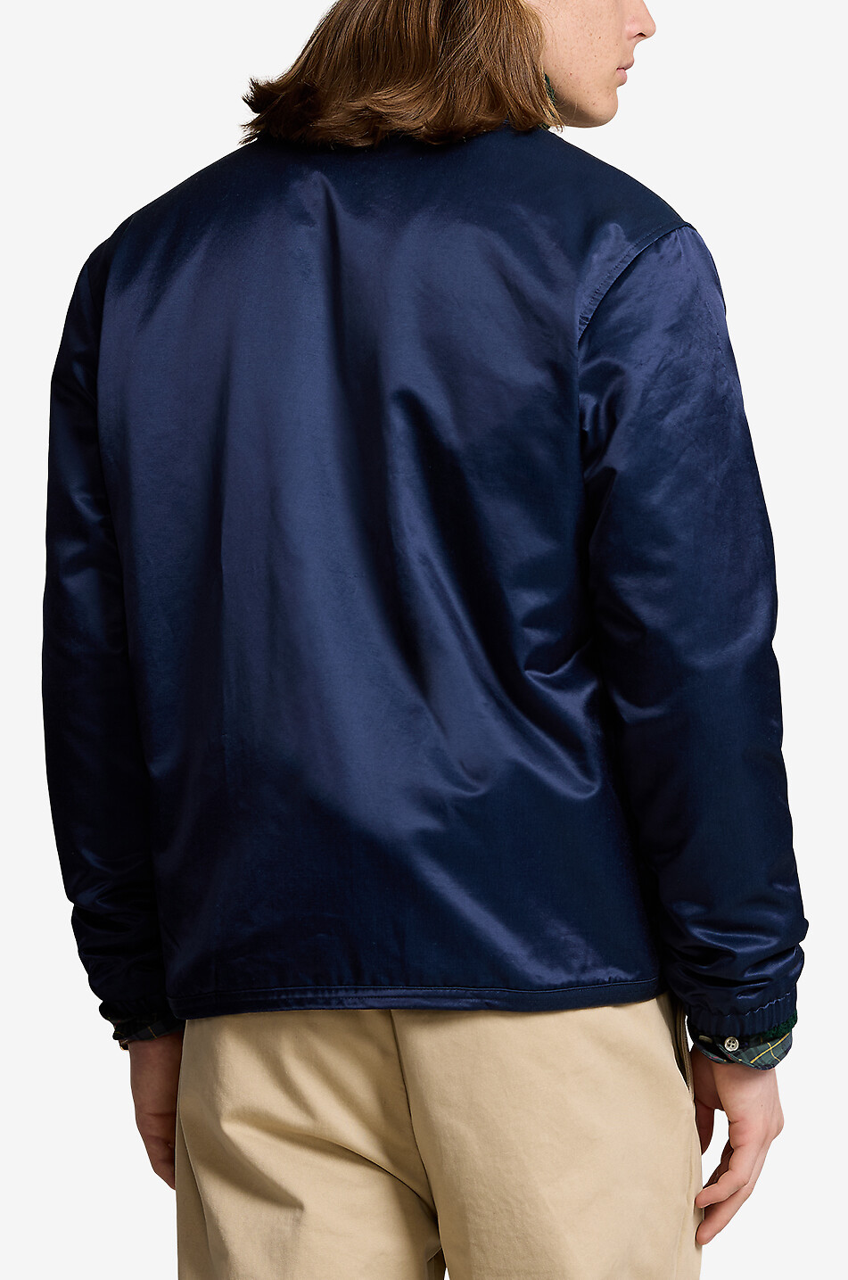 POLO RALPH LAUREN Bomber universitaire en sergé P Homme BLEU FONCE 3