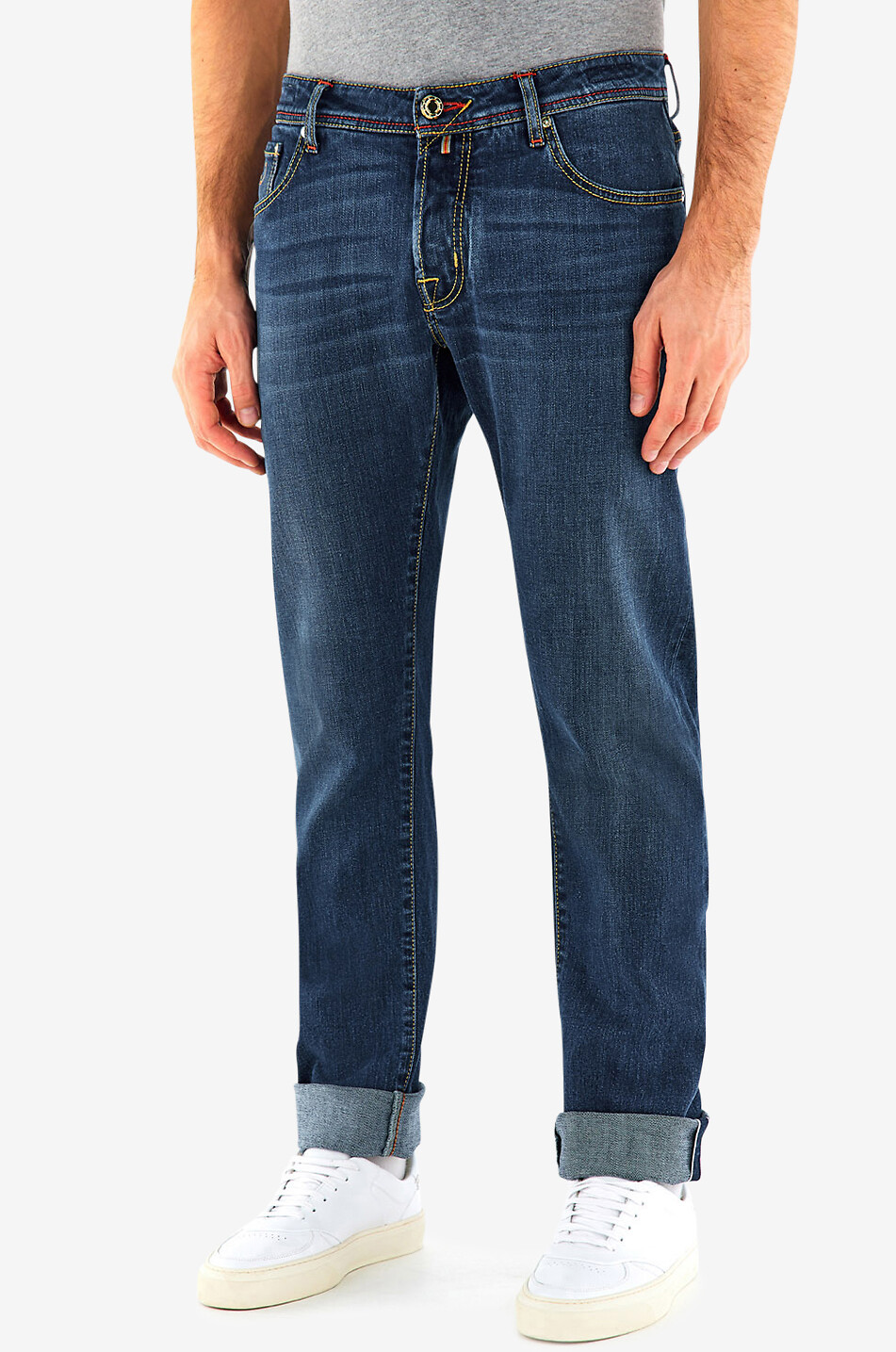 JACOB COHEN Slim Jeans aus Baumwolle Nick Limited Edition Herren MITTELBLAU 3