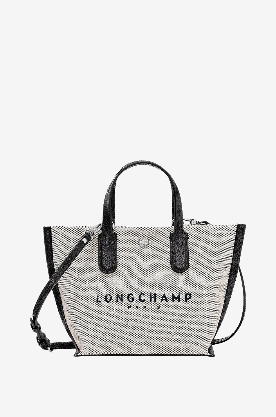 Shopper aus Segeltuch und Leder Essential XS
