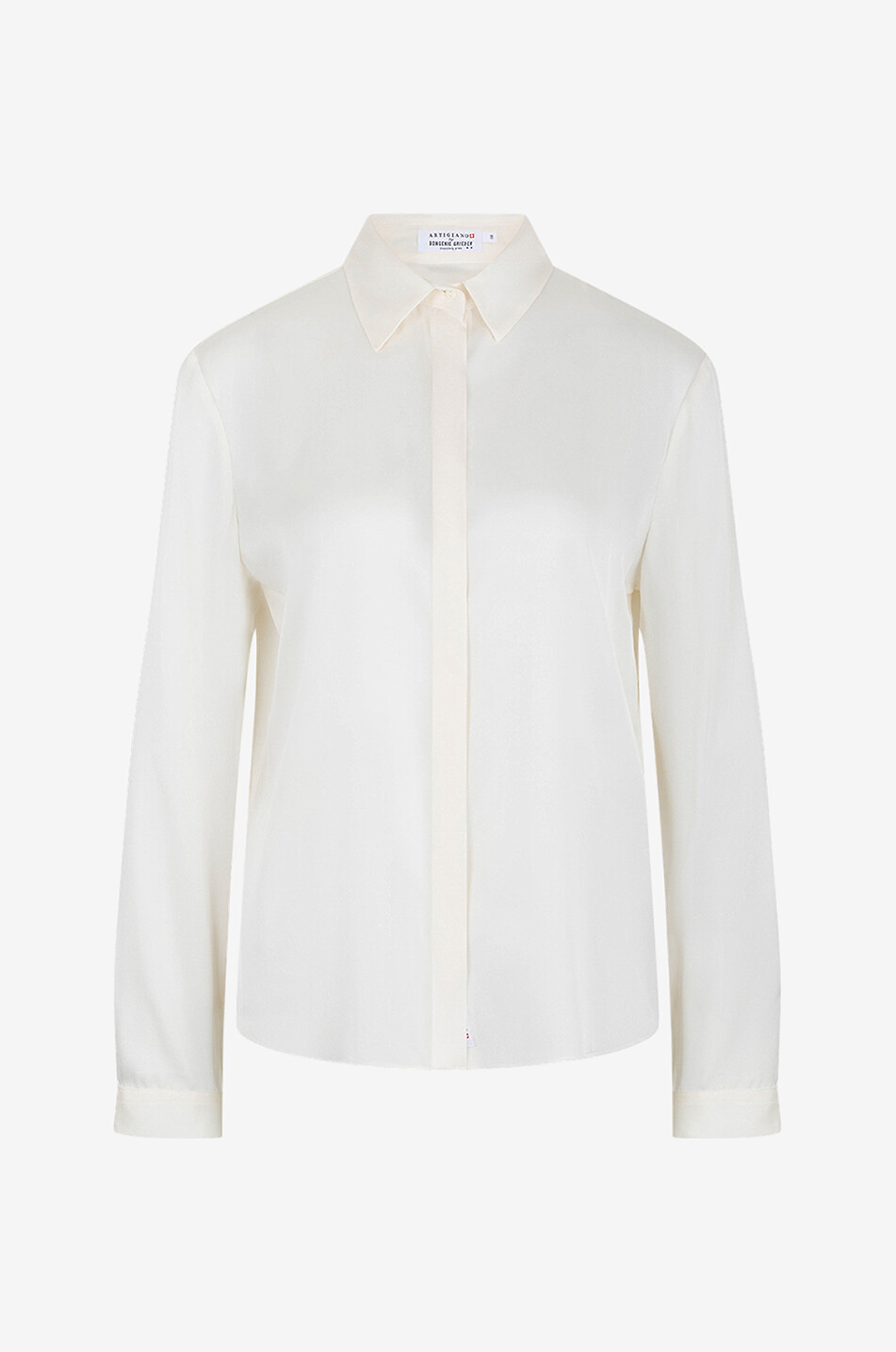 ARTIGIANO Slim-fitted shirt Women EGGSHELL 1